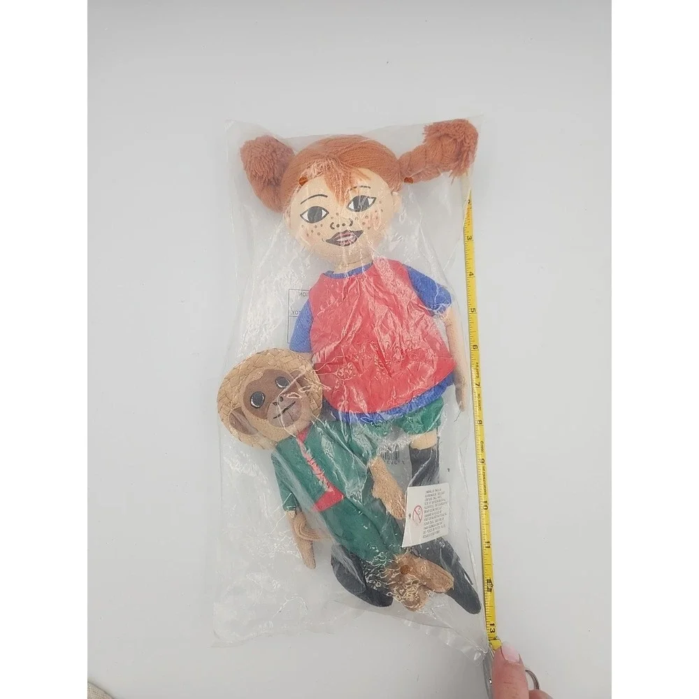 Pippi Longstocking And Mr. Nilsso. Doll Set By Ingrid Nyman's